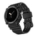Google Pixel Watch 1/2 TPU Armband mit Rahmen (Schwarz)