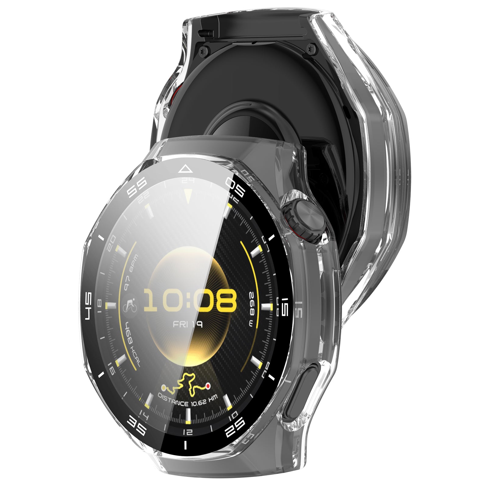 Huawei Watch GT 6 Pro Hard Case mit Glas (Transparent)