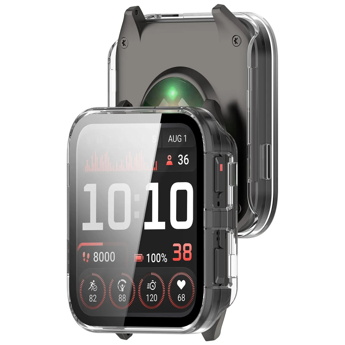 Garmin Venu X1 Hartschalenetui mit Glass (Transparant)