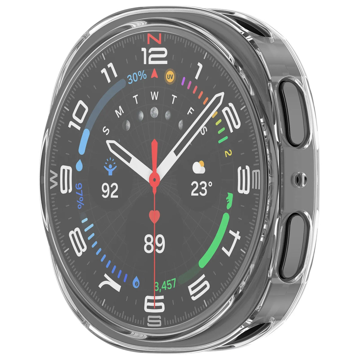 Samsung Galaxy Watch 8 - 40mm / 9 - 40mm TPU Case (Transparent)