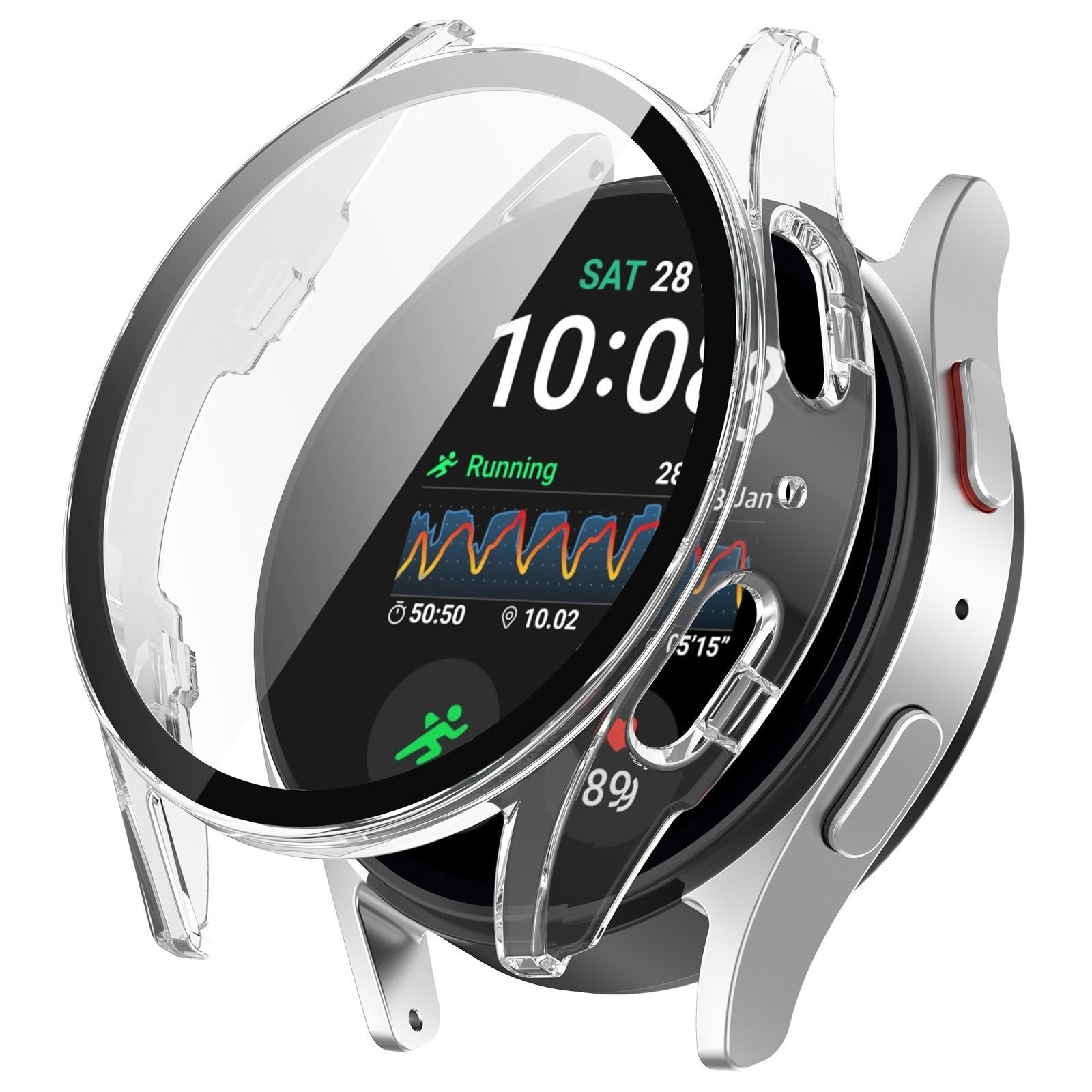 Samsung Galaxy Watch 7 44 mm Hardkoffer mit Glass