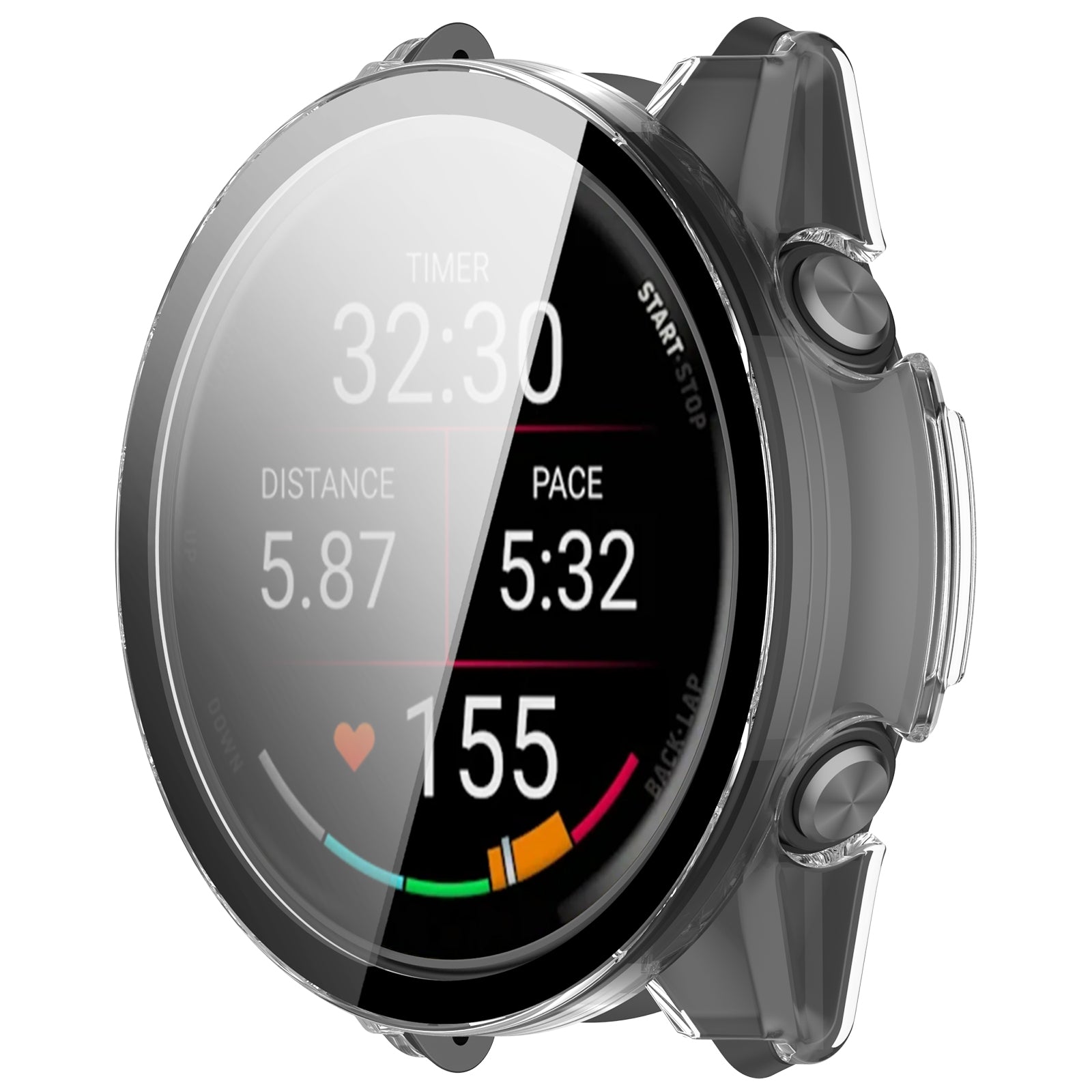 Garmin Forerunner 170 Hardcase mit Glas (Transparent)