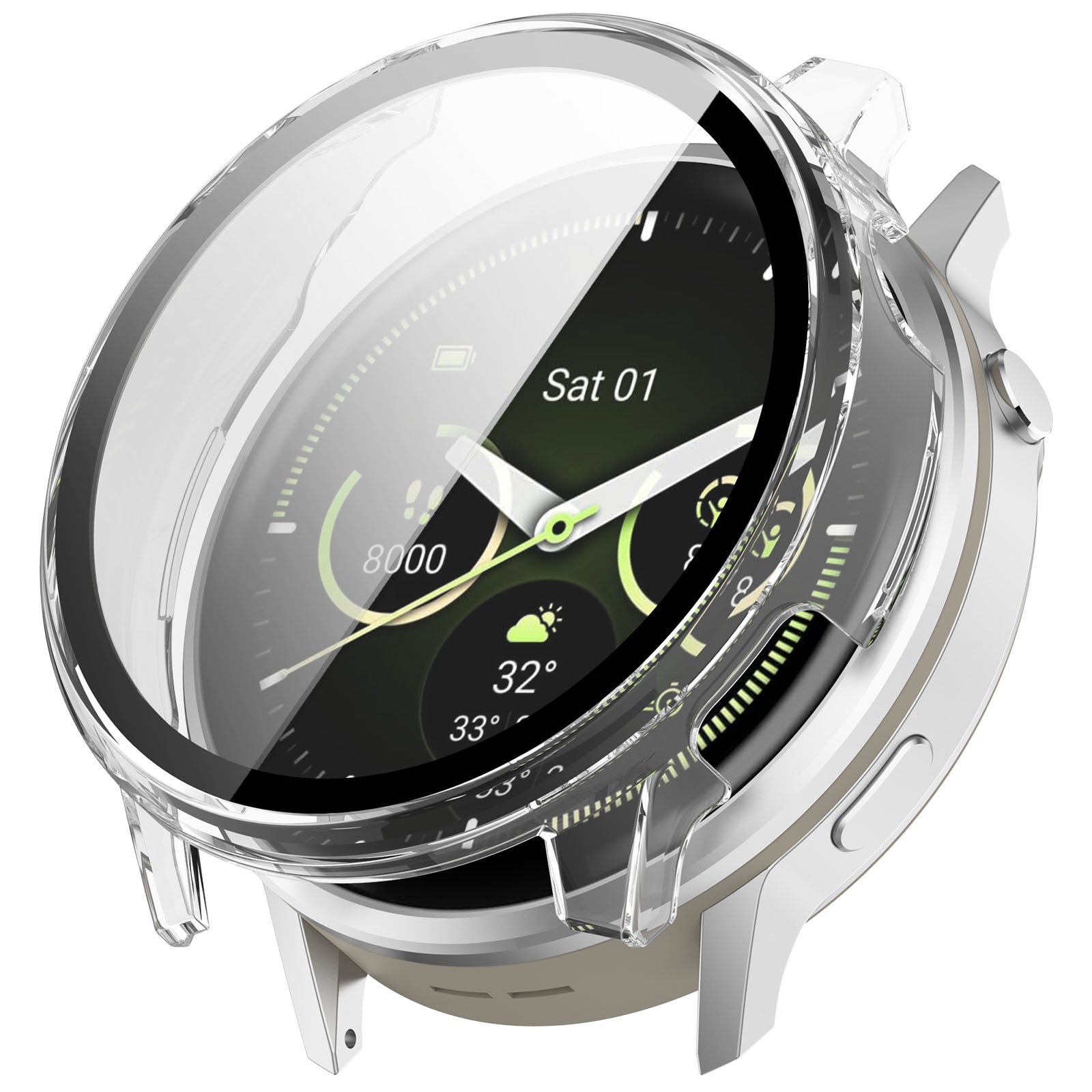 Garmin Venu 4 - 45mm Hard Case mit Glas (Transparent)