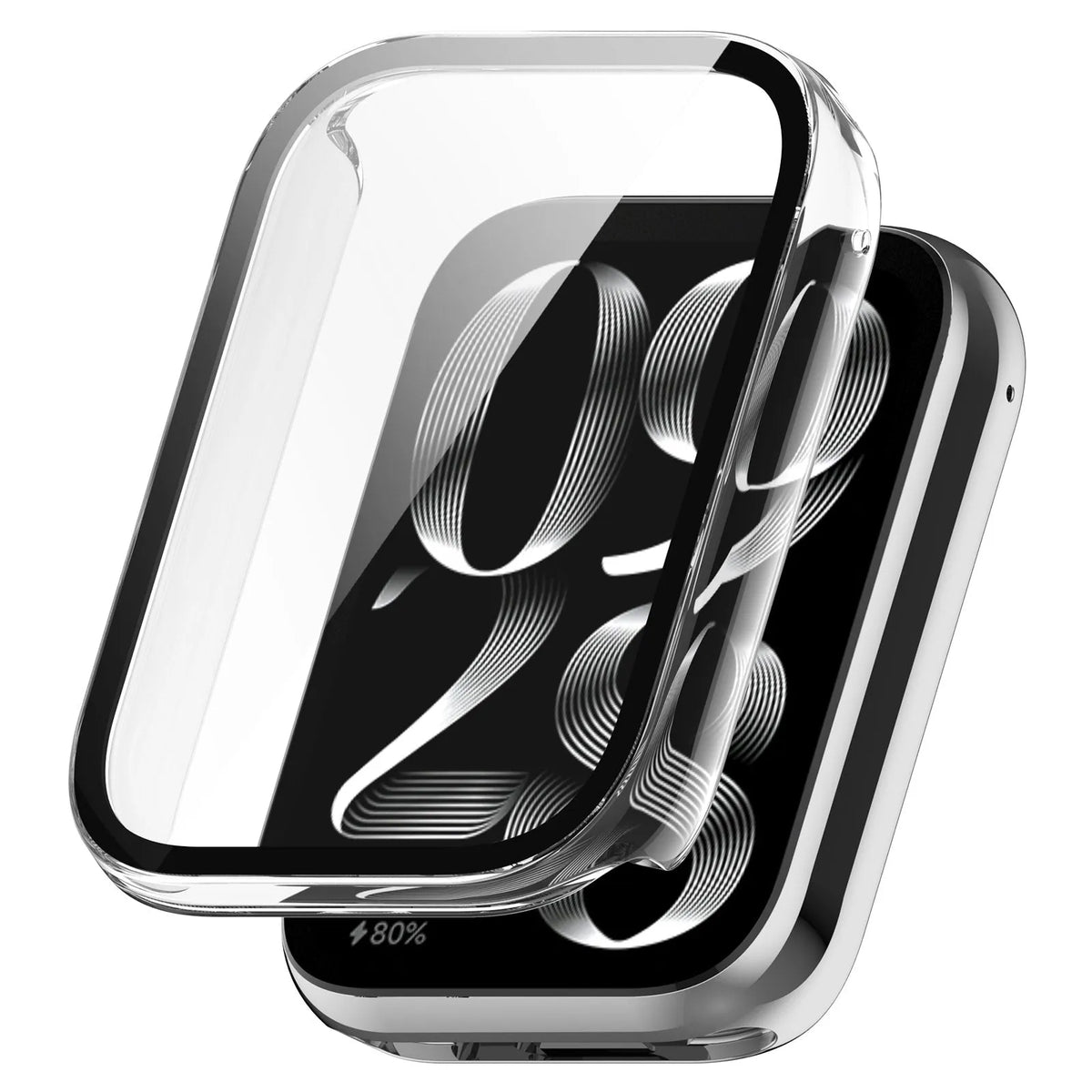 Xiaomi Smart Band 10 Pro Hardcase mit Glas (Transparent)