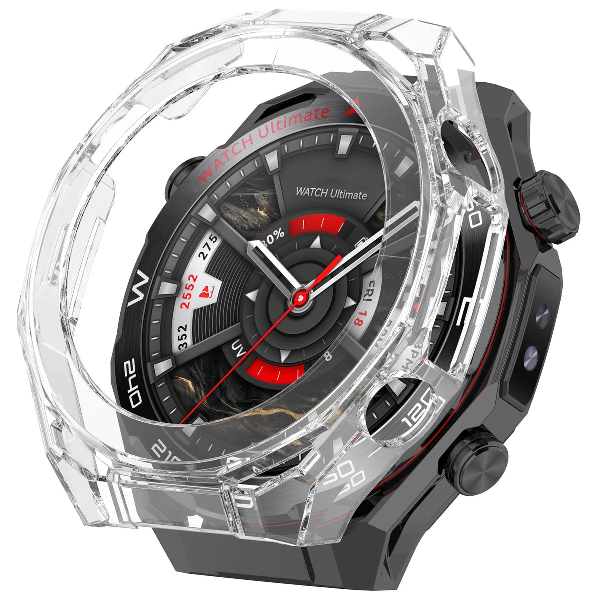 Huawei Watch Ultimate 2 PC-Hülle mit Glas (Transparent)