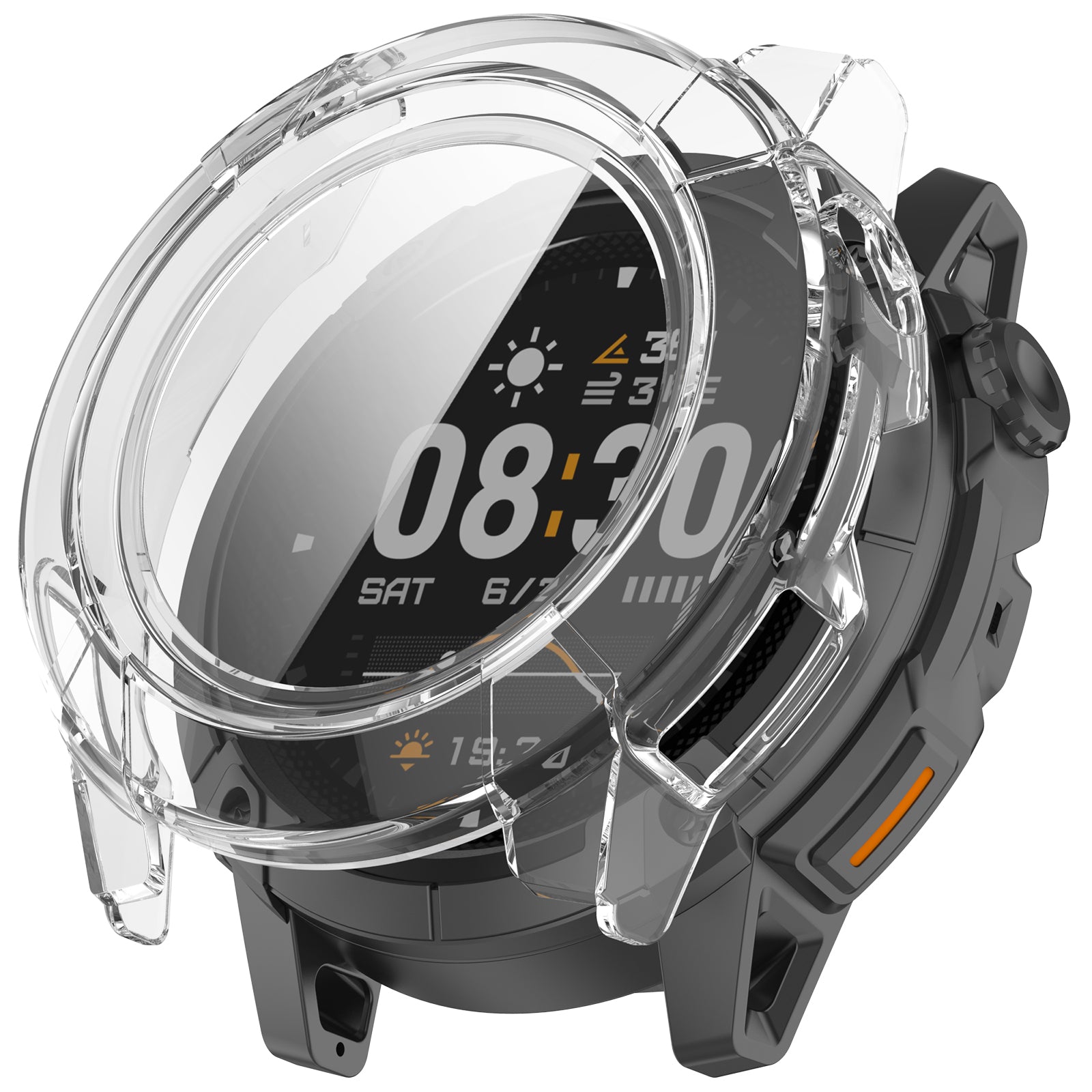 Coros Nomad Hardcase mit Glas (Transparent)