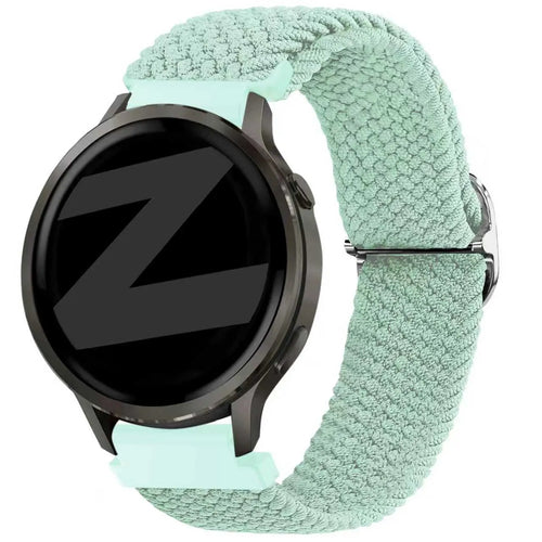 Bandz Garmin Forerunner 265s Adjustable Braided Strap (Turquoise)