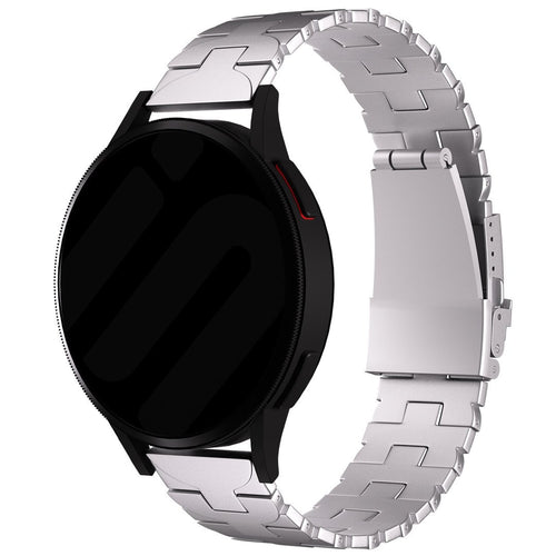 Huawei Watch GT 6 - 46mm Butterfly Titanarmband (Silber)