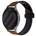 Amazfit Balance 2 Lederarmband mit D-Schließe (Dunkel Braun)