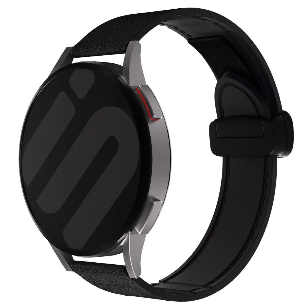OnePlus Watch 3 Lederarmband mit D-Schnalle (Schwarz)
