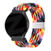 Bandz Garmin Vivomove Trend Gewebtes Nylonarmband (Farbenfroh)
