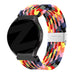 Bandz Samsung Galaxy Watch Active geflochtenes Nylonarmband (Bunt)