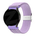 Bandz Samsung Galaxy Watch 6 44mm geflochtenes Nylonarmband (Lila)