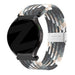 Bandz Huawei Watch GT 3 Pro 43mm geflochtenes Nylonarmband (Schwarz Mischung)