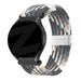 Bandz Samsung Galaxy Watch 6 44mm Woven Nylon Strap (Black Mix)