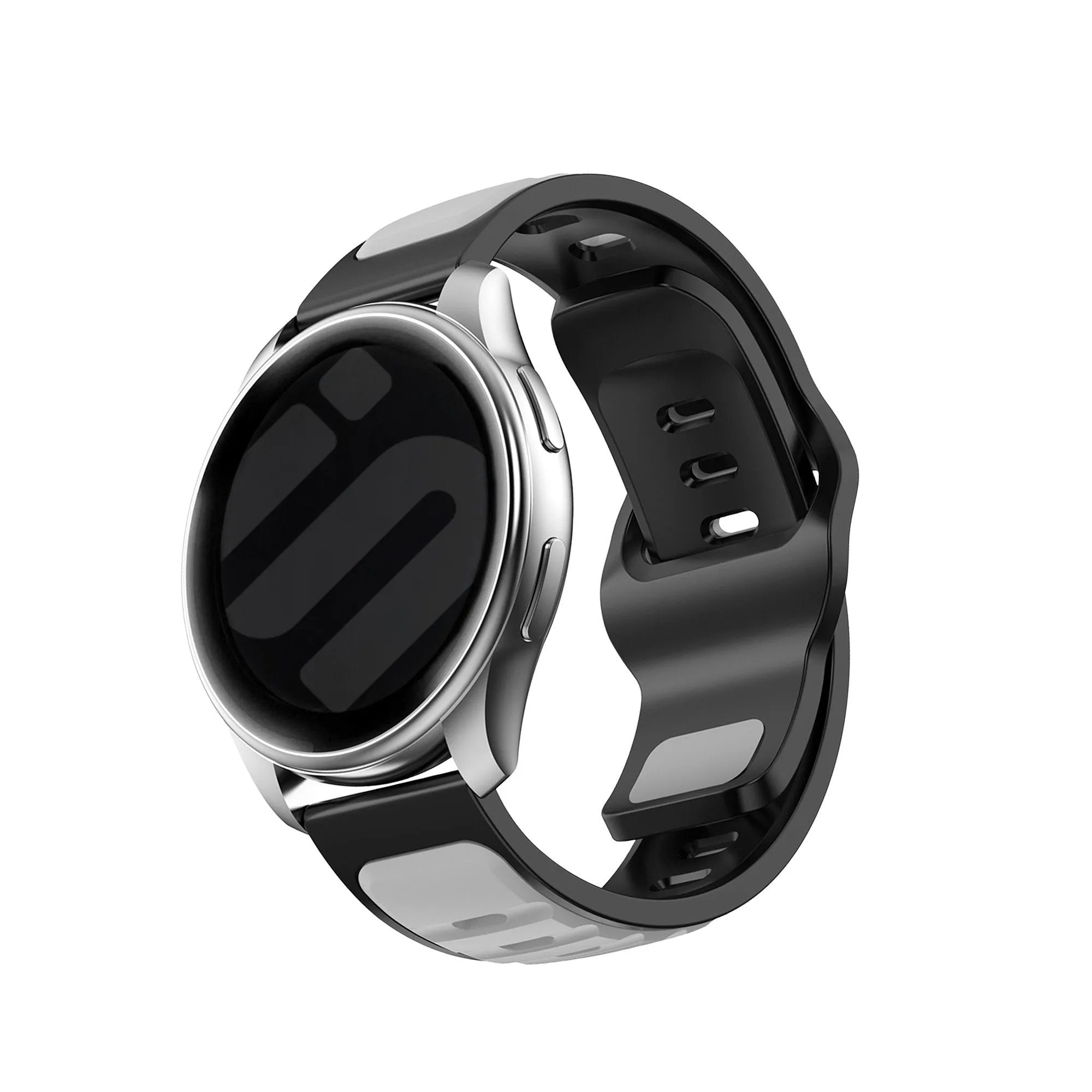 Amazfit GTS 3 Outdoor -Duo Silikonarmband (grau/schwarz)