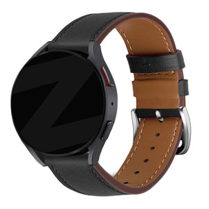 Bandz OnePlus Watch 3 Leather Strap 'Deluxe' (Black)