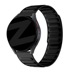 Bandz Suunto Run Magnetic fein gewebtes Armband (schwarz)
