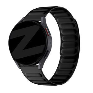 Bandz Withings ScanWatch 2 - 42mm magnetisches gewebtes Armband (Schwarz)