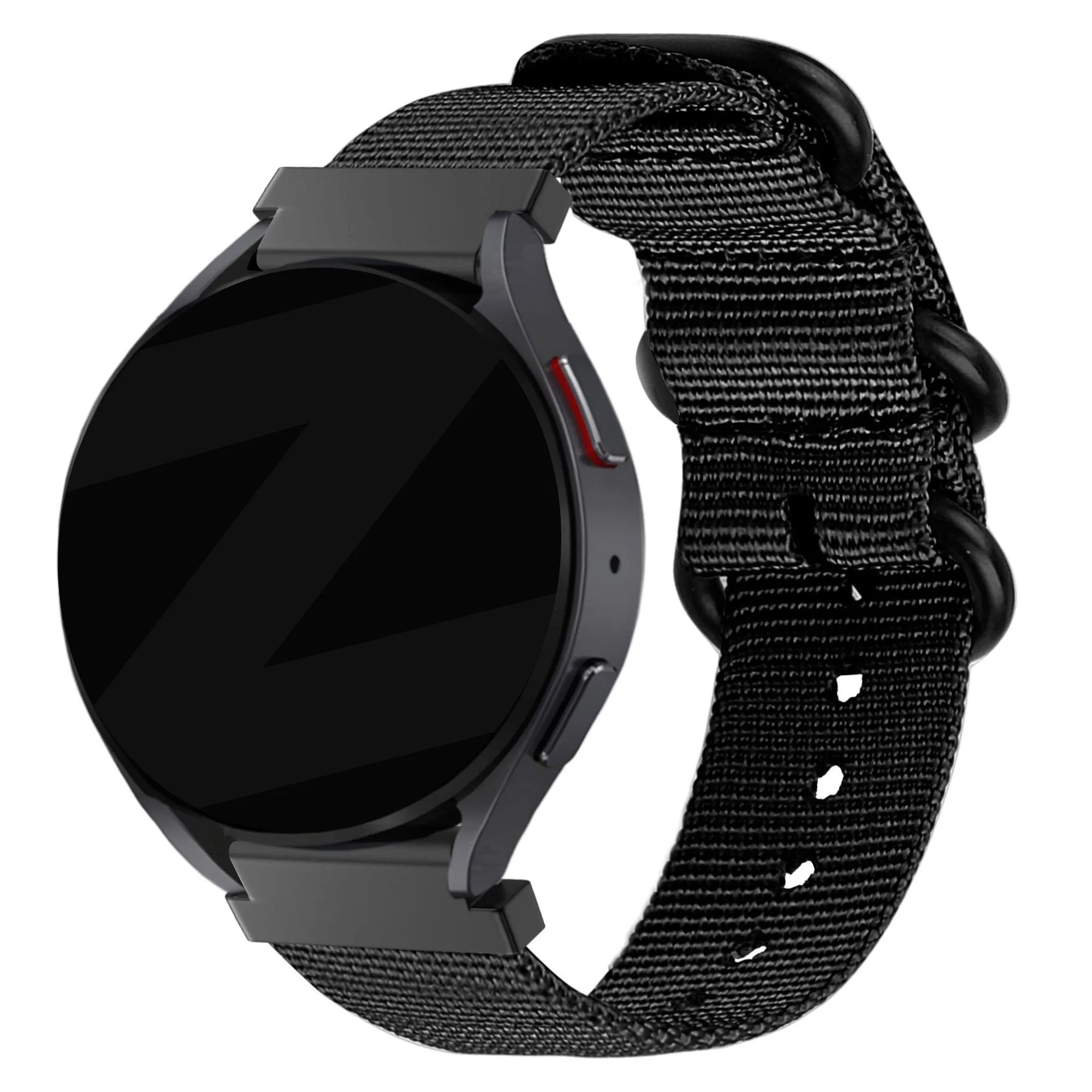 Bandz Oppo Watch X2 Nylonarmband mit Schnalle (Schwarz)