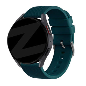 Bandz Huawei Watch GT 6 - 46mm Silikonarmband 'Deluxe' (Dunkel Grün)