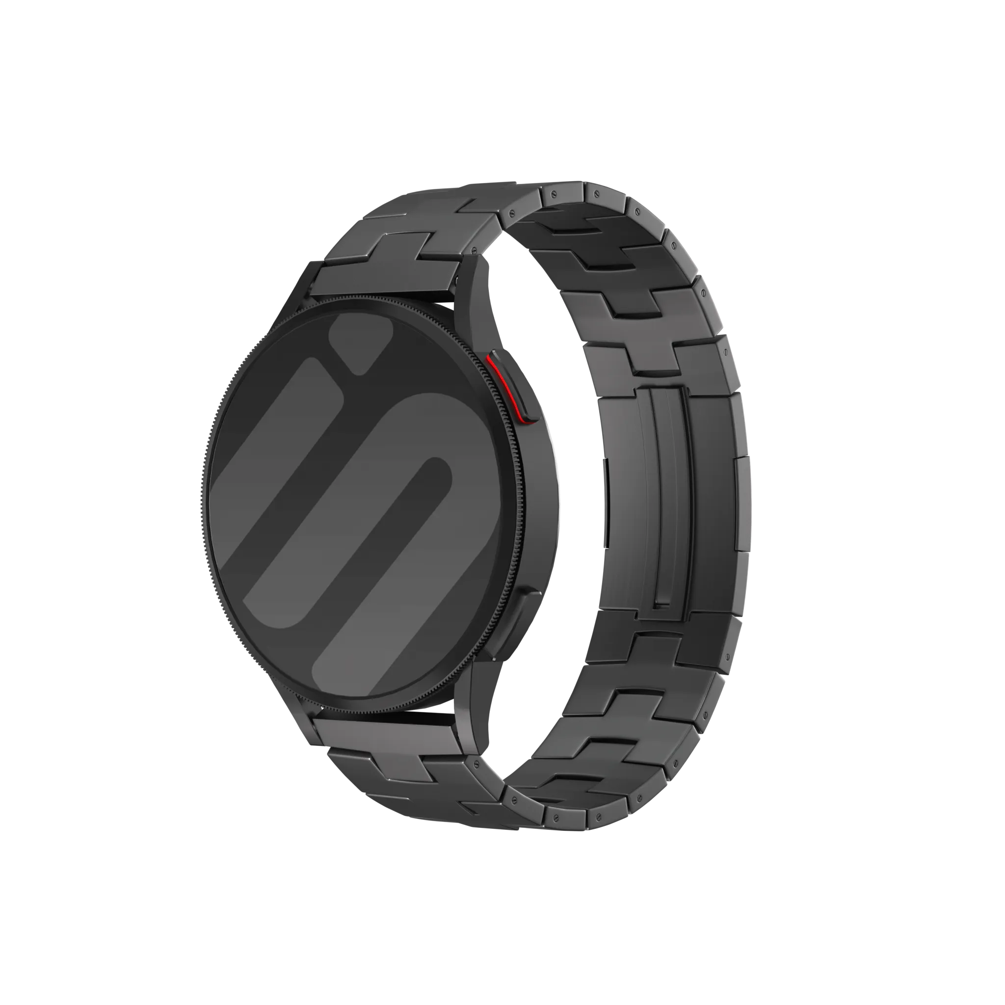 Gard Pro Ultra 2+ Gebürstetes Titanarmband (Flache Schließe) (Graphit)