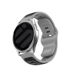 Amazfit BIP 3 (Pro) Outdoor -Duo Silikonarmband (schwarz/grau)