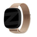 Bandz Fitbit Versa 3 Milanese Loop Strap (Rose Gold)