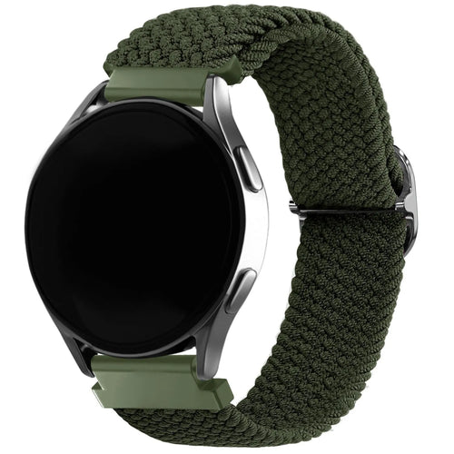 Suunto 9 Peak Pro Verstellbar geflochtene Armband (grün)