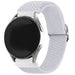 Samsung Galaxy Watch 4 40mm verstellbares gewebtes Nylonarmband (Weiß)