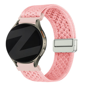 Bandz Garmin Vivomove HR Vintage Nylonarmband (Rosa)