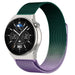 Huawei Watch GT 3 Pro 46mm Milanese-Armband (Lila/Grün)