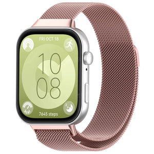 Huawei Watch Fit 4 Pro Milanese Strap (Pink)