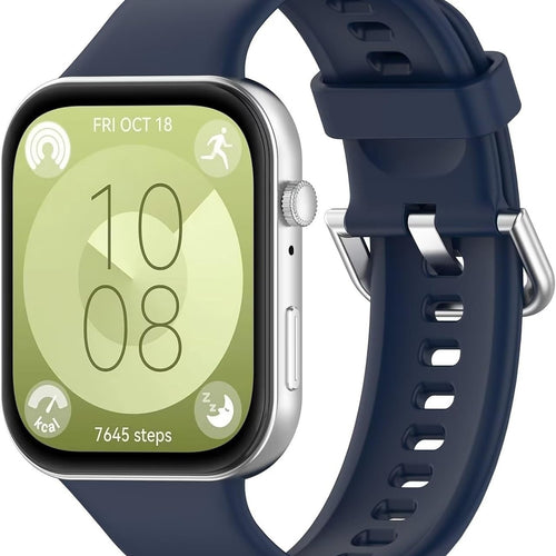Huawei Watch Fit 4 Silicone Strap (Dark Blue)