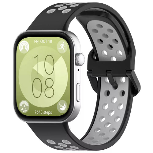 Huawei Watch Fit 5 Pro Sportarmband (Schwarz/Grau)
