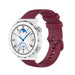 Huawei Watch GT 3 Pro 43mm Luxus-Silikonarmband (Dunkelrot)