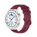 Huawei Watch GT 3 Pro 43mm Luxus-Silikonarmband (Dunkelrot)