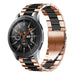Samsung Galaxy Watch 46mm Stahlarmband (Roségold/Schwarz)