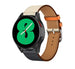 Samsung Galaxy Watch 4 - 40mm Lederarmband (Weiß/Dunkelblau)