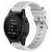 Garmin Fenix 8 - 47mm glänzendes Silikonarmband (Weiß)