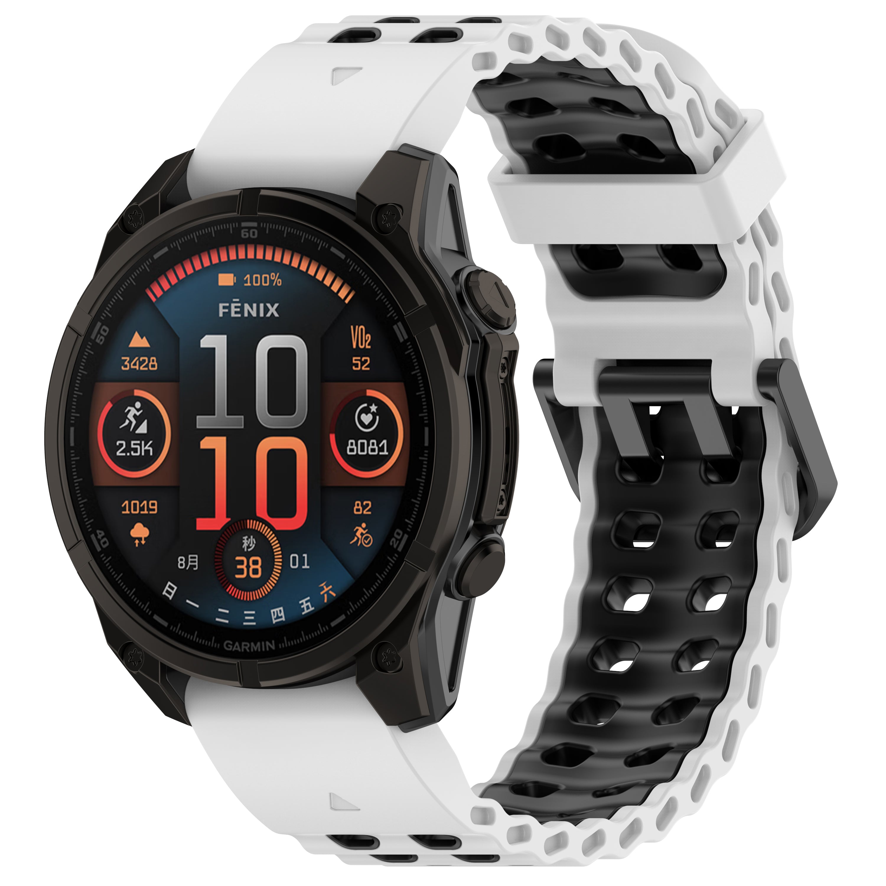 Garmin Tactix 7 Pro Wave Sportarmband (Weiß/Schwarz)