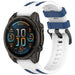 Garmin Tactix 7 Sport Grain Armband (Weiß/Blau)