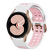 Samsung Galaxy Watch 4 44mm Squared Sport Strap (White/Pink)
