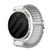 Samsung Galaxy Watch 9 - 44mm Outdoor Nylon Strap with P-Buckle (White with Silver)