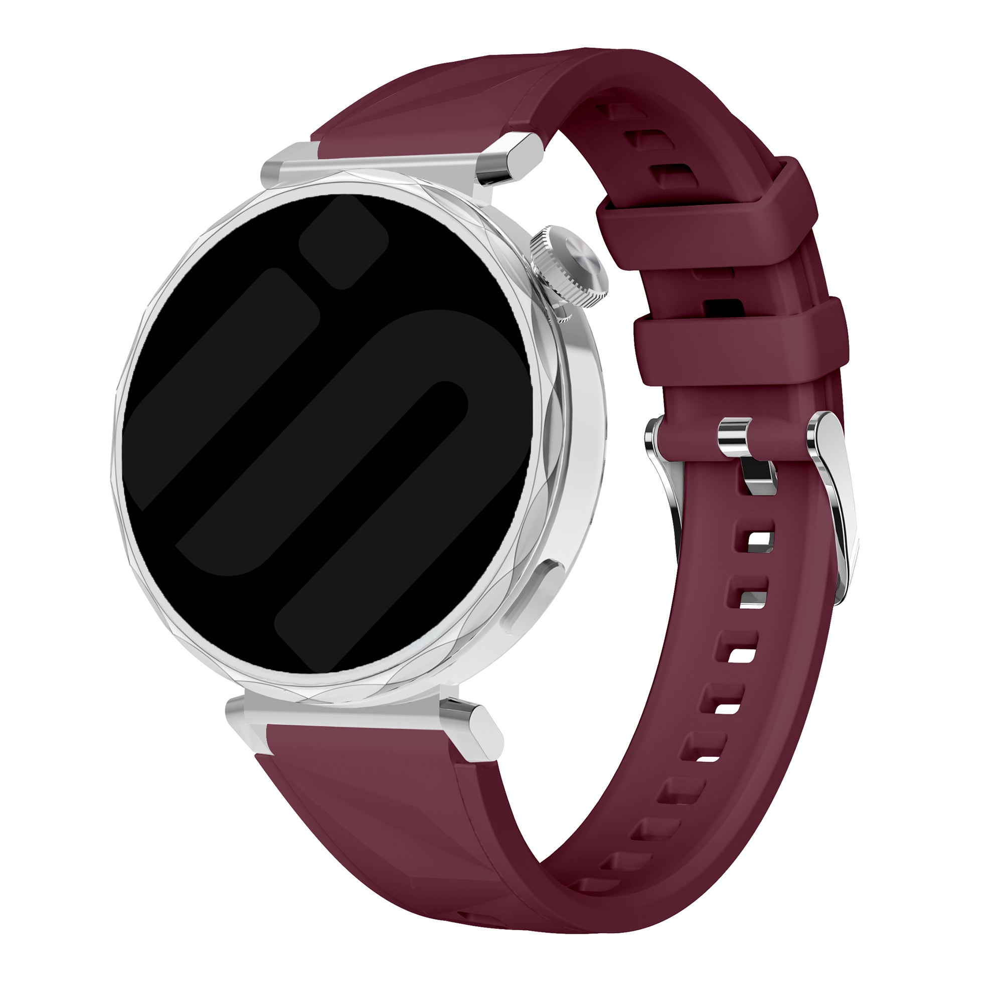 Huawei Watch GT 6 - 41mm Premium Silicone Strap (Wine Red)