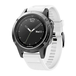 Garmin Forerunner 965 Silikonarmband (Weiß)