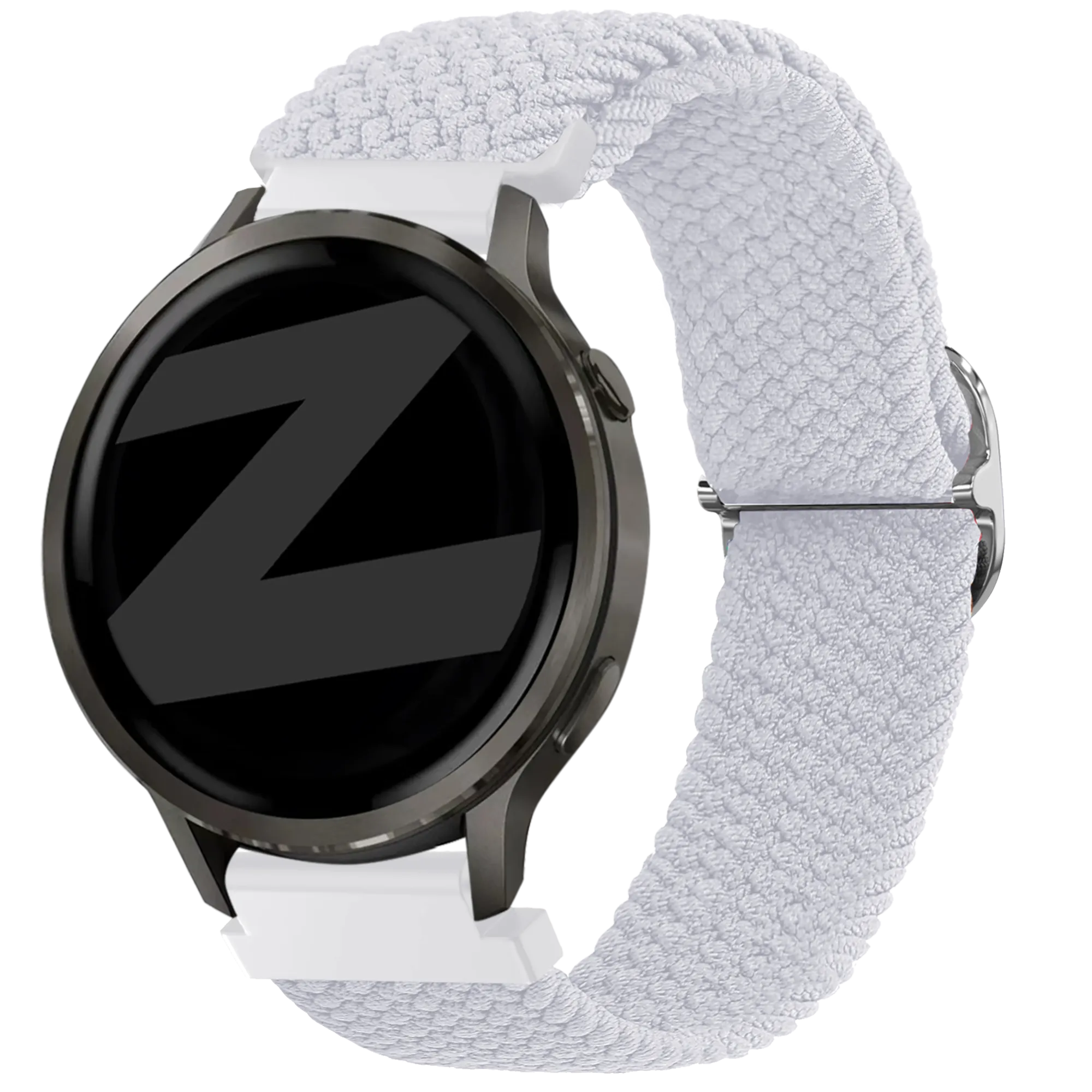Bandz Garmin Forerunner 265s Verstellbares Geflochtenes Armband (Weiß)