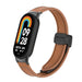 Xiaomi Smart Band 8 Leder Armband D-Schnalle (Braun)