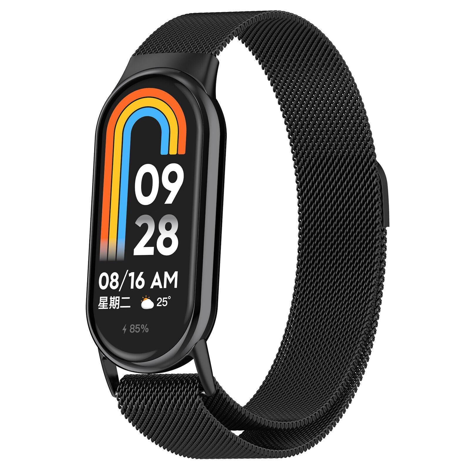 Xiaomi Smart Band 10 Milanese-Armband (Schwarz)