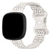 Fitbit Sense 2 Patterned Silicone Strap (Off-White)